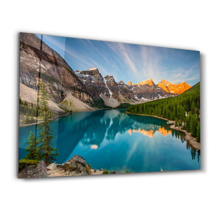 Wallity OGLS-1100 Pintura Decorativa de Vidrio Templado Multicolor 46 x 72 cm